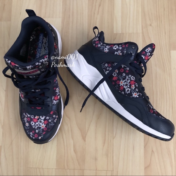 Skechers Shoes - Floral Sketchers High Top Sneakers